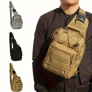 New outdoor tactical chest bag, Oxford cloth, lightweight | multi-function | large capacity, a must-have for men and women hiking, urban exploration, daily commuting, can accommodate a variety of outdoor related accessories, Thanksgiving, Halloween gifts