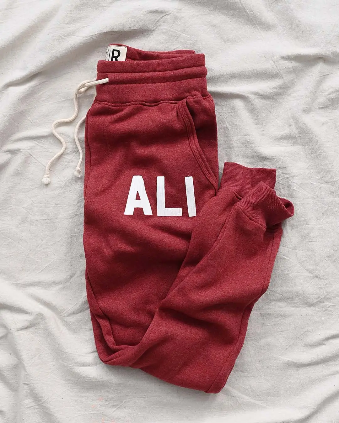 Roots of Fight Officially Licensed by Muhammad Ali Men's Triblend Fleece Sweatpants - Male Sporty Chic Vintage-Style Slim Fit Joggers with Elastic Waistband, Cold Wash Compatible, Vintage Prints, Premium Ink, Drawstring Waist, Vintage Ink Wear