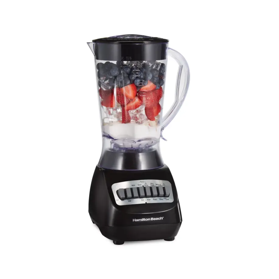 Hamilton Beach Smoothie Blender, 56 oz. Jar, 10 Speeds, New, Black