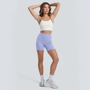 Halara UltraSculpt High Waisted Tummy Control Side Pocket Shaping Training Biker Shorts 3"/5''/7"