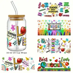 Teacher Inspired 16 oz Uvdtf Wraps