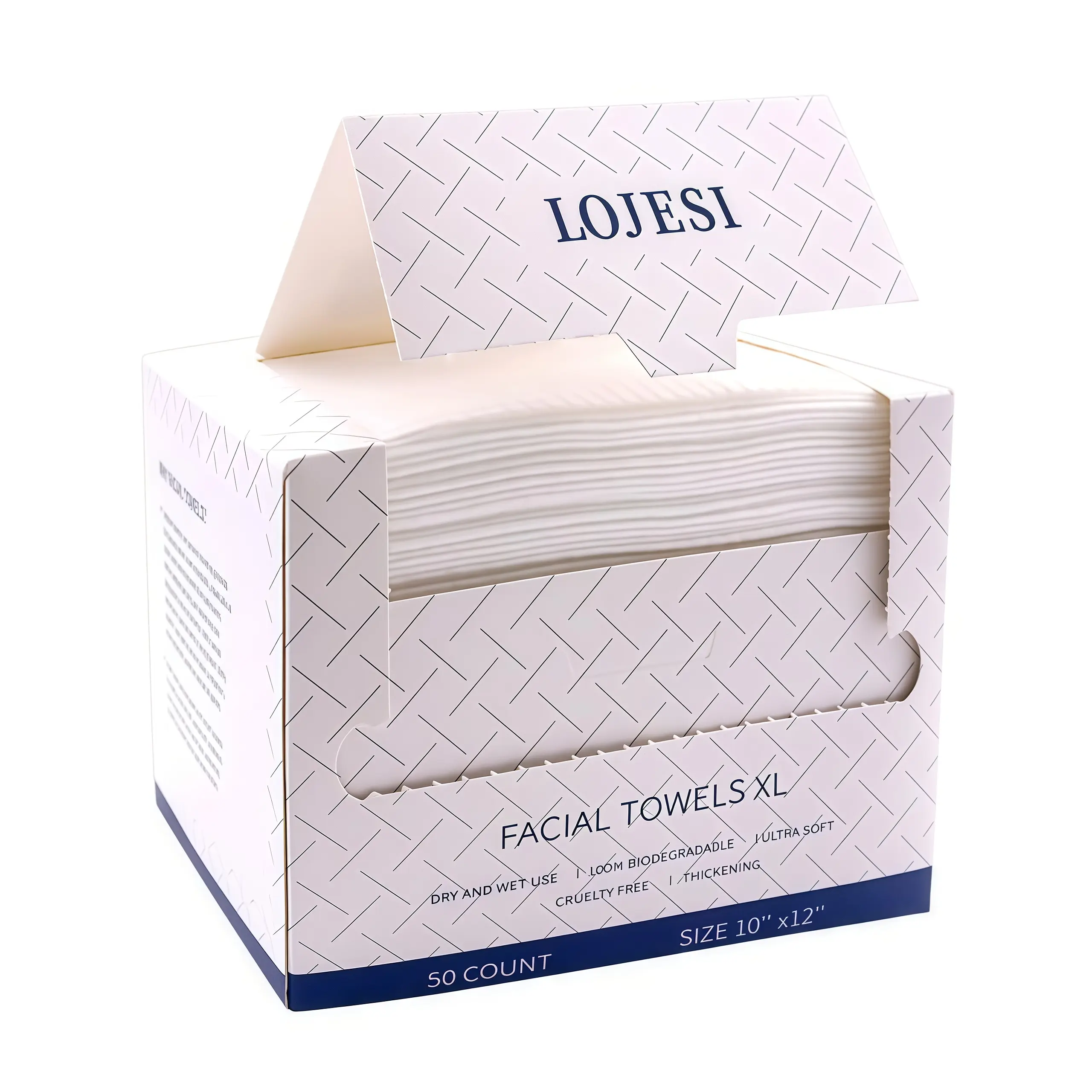 Disposable face towel, 50 pcs per box; portable multipurpose wet and dry towel; face cleaning towels; soft face towel for home, bathroom, and outdoor travel; absorbent, breathable towel; lightweight, soft towel; disposable towels