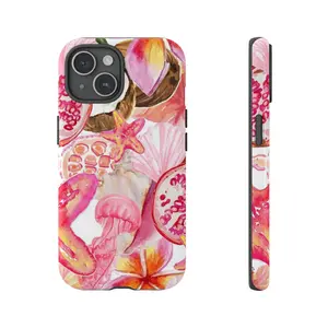Vintage mosaic Phone Case Italian summer Cover for iPhone, Flower Phone Case, Gift for her, wildfloral