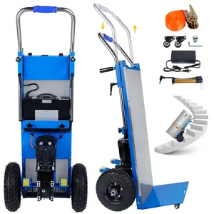 Electric Stair Climbing Dolly, 880 lbs Capacity Stair Climbing Hand Trucks, 1200W Powered Electric Dolly Heavy Duty Cart, with Folding Handle & Solid Wheel & 4M Safety Rope, TikTokShopBlackFriday