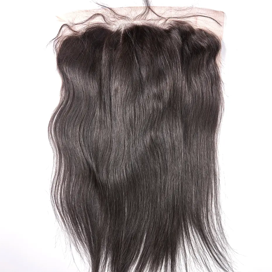 Straight hair 13x6 SKINLIKE Real HD Lace Frontal Only, Swiss Lace Vivid Pre-Plucked Natural Hairline Human Hair Straight frontal