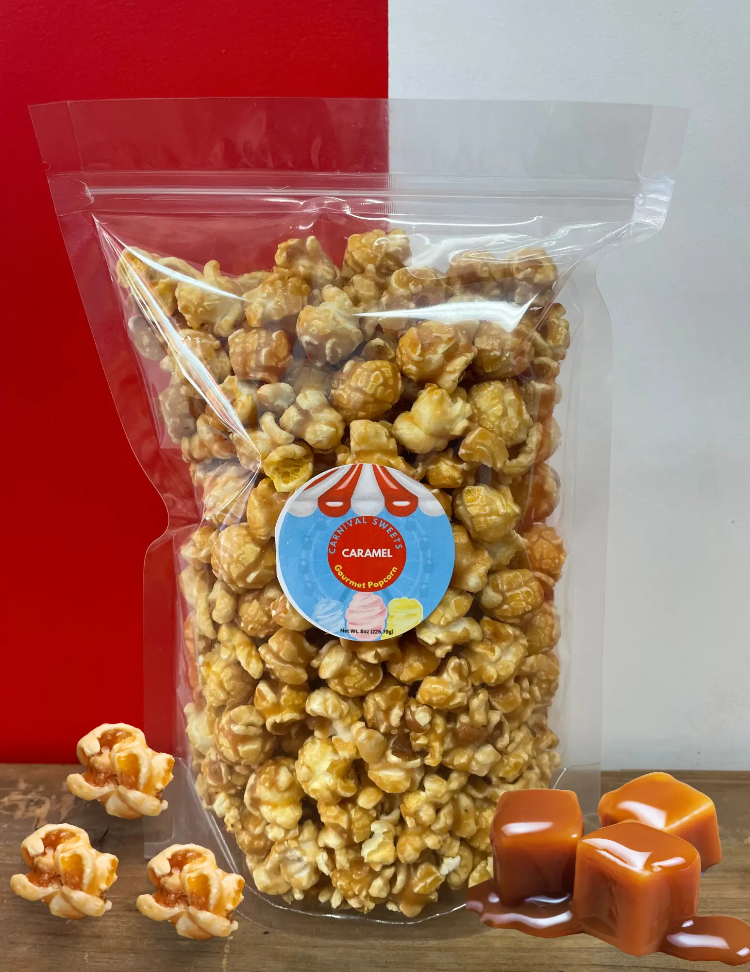 Gourmet Caramel Popcorn (Small Bag, 8oz)