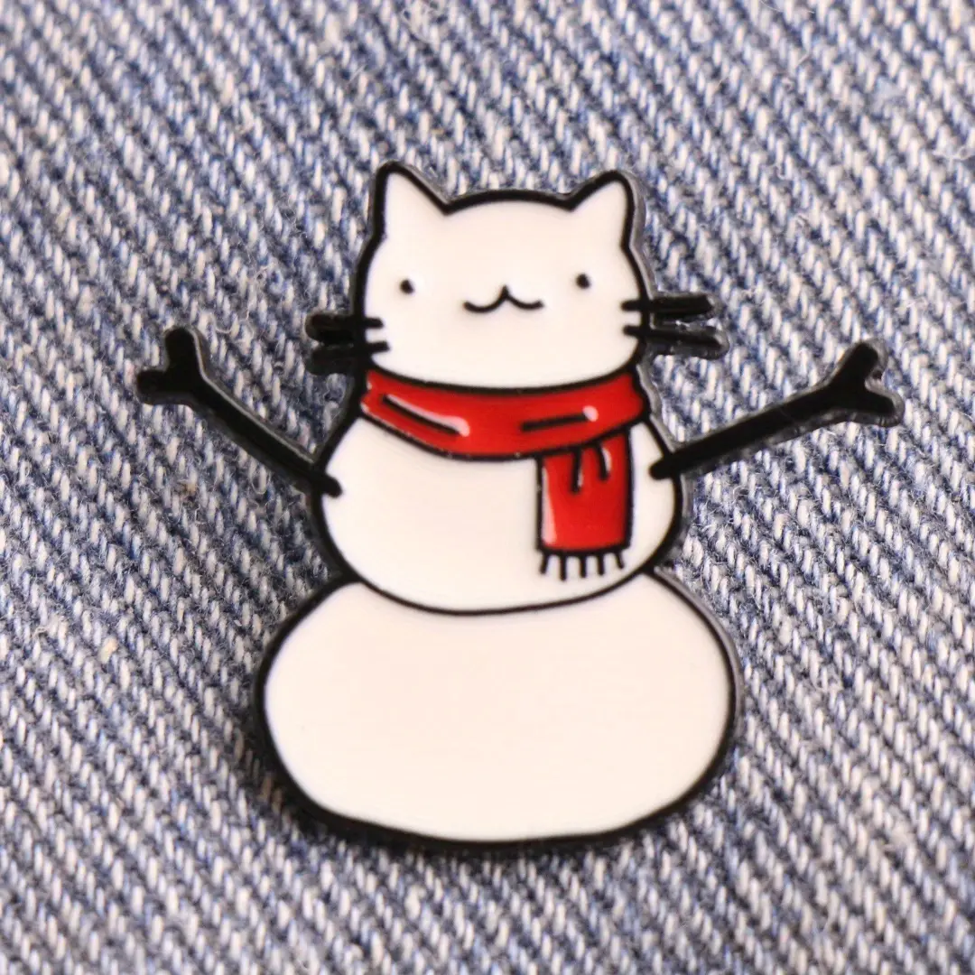 Metal Brooch Backpack Badge Christmas Accessories Gift for a Friend