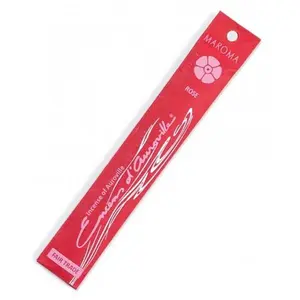 Maroma Rose stick Incense,  Made with Natural Essential Oils, 10 sticks Pack Freshener Scented