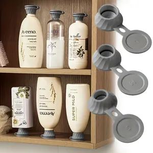 3 Inverted Bottle Caps S M L Sizes, Shampoo & Shower Gel Dispenser, Shampoo Conditioner Dispenser, Leak-Proof Liquid Holder, Home Bathroom Mini Practical Tool, Soap Dispenser