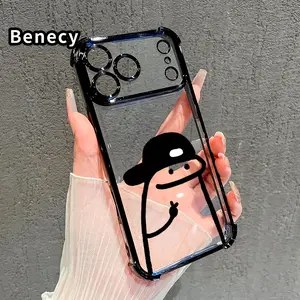 Electroplated Four Corner Anti-Fall Cool Cap Hero Pattern Phone Case for iPhone 17 16 Pro Max 15 Plus 14 13 12 11 E Air Shockproof Transparent Protective Cover