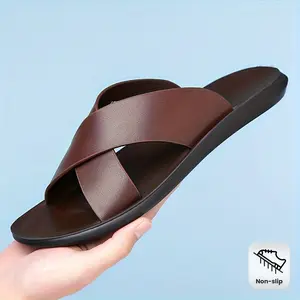 Men'S Stylish And Minimalist Non-Slip Durable Slippers for Home Use