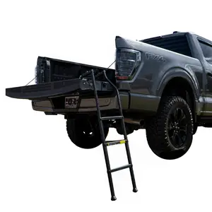 5-140 Tailgate Ladder XL For all trucks including lifted trucks. Tailgate heigth 30" to 50" with articulating frame for uneven ground