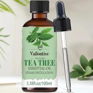 Tea Tree Essential Oil, 1/2pcs Natural Oil for Dandruff Care, Scalp, Skin, Acne, Massage, Aromatherapy, Diffuser, Hair Care & Styling Product, Moisturizing Scalp Care