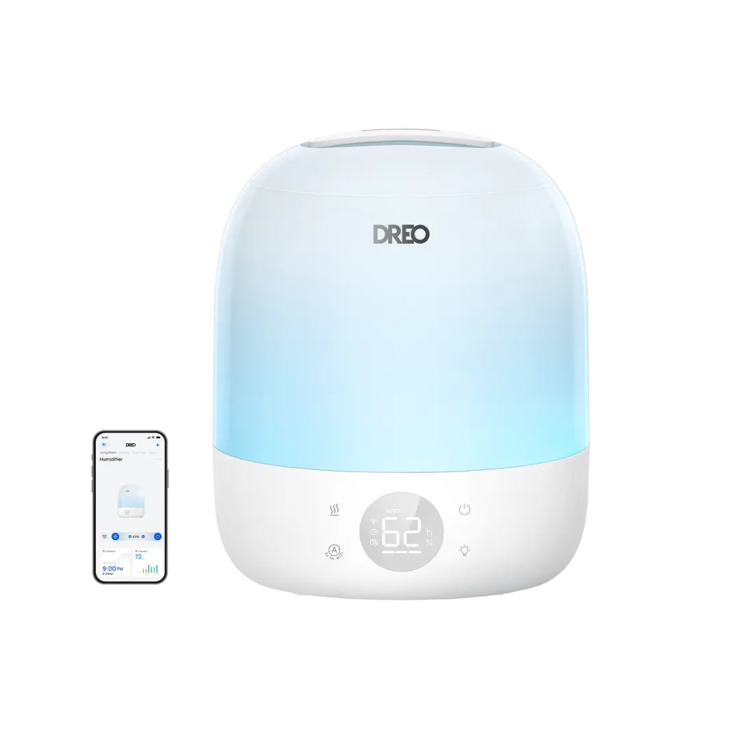 Smart Humidifier 409S 3L 30H Max Runtime, 300 Square Feet, 40" Humidification, Smart App and Voice Control Smart Humidifier 409S 3L 30H Max Runtime, 300 Square Feet, 40" Humidification, Smart App and Voice Control
