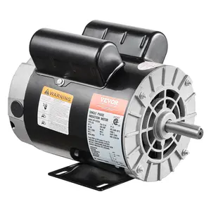 VEVOR 3HP Air Compressor Electric Motor,  230V 15.5 Amps, 56 Frame 3450RPM, 5/8" Keyed Shaft, 1.88" Shaft Length, Single Phase, CW/CCW Rotation (Factory Setting is CCW)