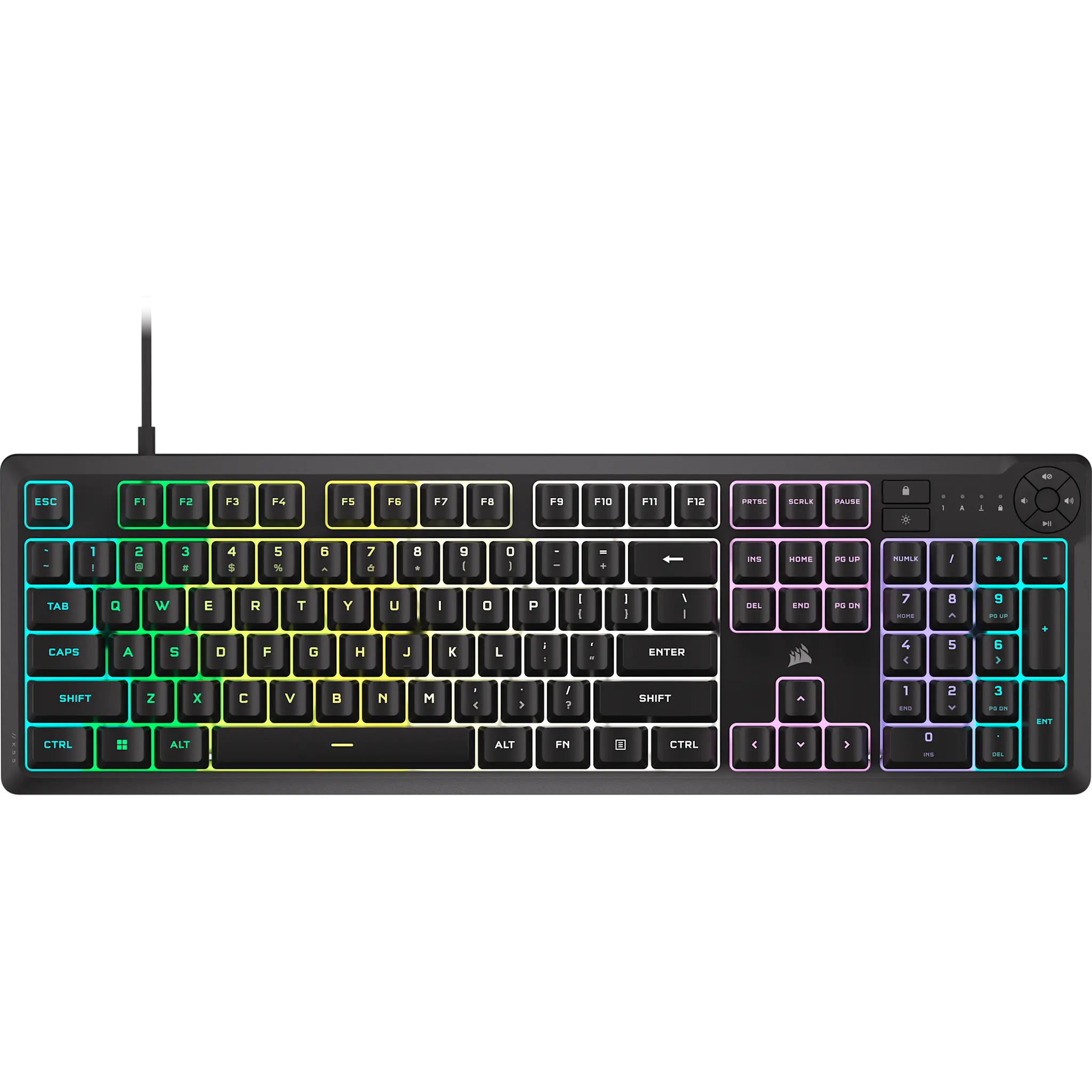 K55 CORE RGB Gaming Keyboard — Black