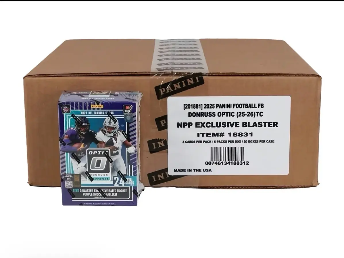 NFL PYT BREAK #167: (20) 2025 Optic Blaster (SEALED CASE). DOWNTOWN HUNTING!!!!!