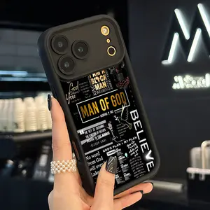 Man Of God Case for iPhone 17 Air 16 16e 15 14 13 12 11 Pro Max Plus X XS Full Coverage Anti-Fingerprint Rugged Ocean Life Protection Cover Gift