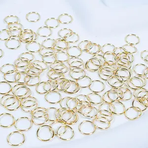 8mm Gold Jump Rings