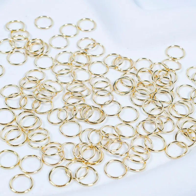 8mm Gold Jump Rings