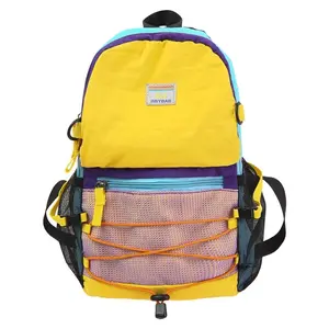 Two-tone children's backpack for boys and girls, trendy and cool, lightweight for outings and hiking, small backpack for toddlers and kindergarten children