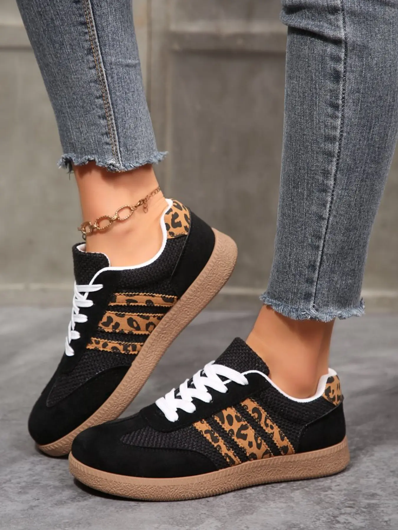 Women's Casual Textile Sneakers, All Seasons Sneakers, All-Season Comfortable Rubber Sole Shoes, Breathable Anti-Slip Design, Perfect for Daily Wear & Travel