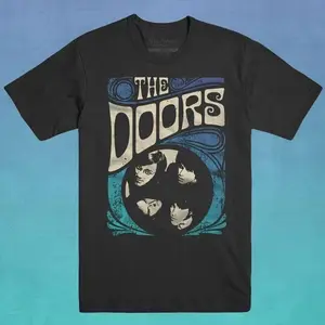 The Doors T-shirt And Sweatshirt, Classic Rock Band Fan Apparel, Vintage Music Graphic Casual Wear, Womenswear Menswear Comfortable Top Gift For Her Gift For Him Unisex Graphic