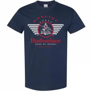 Budweiser Genuine King of Beer Navy Colorway T-Shirt