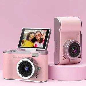 Auto Focus 48MP HD Digital Camera, 1 Set 180° Flip Screen Digital Camera with Digital Zoom, Portable Point & Shoot Camera, Compact Camera, Vlogging Camera for Photography & School Gift, Tech Gadgets, Mini, Pocket Camera