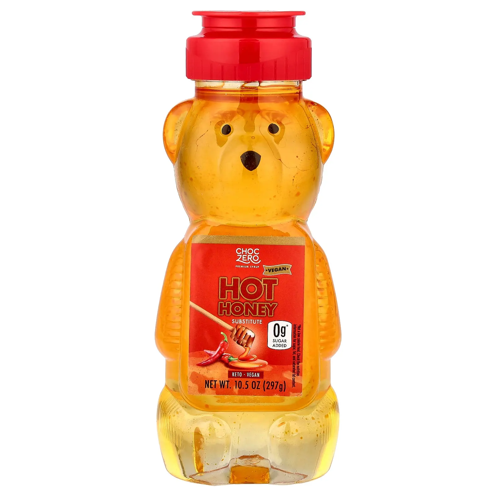 ChocZero Premium Syrup, Hot Honey Substitute, 10.5 oz (297 g)
