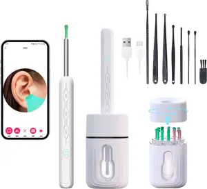 ear wax removal camera - ear wax removal tool camera, otoscope with light, Earwax Removal Kit for iPhone, iPad, Android Phones