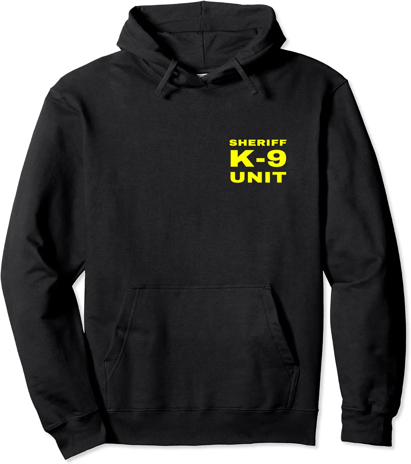 Sheriff K-9 Unit Front And Back Print K9 Police Dog Handler Pullover Hoodie - Elizabethtej Shop 79B07W616M37