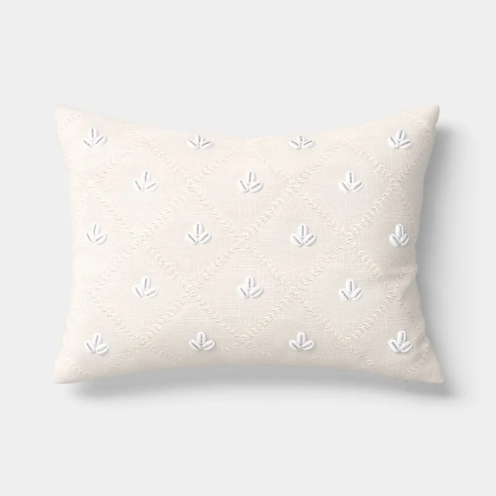 Lumbar Embellished Shell Throw Pillow - Threshold designed with Studio McGee