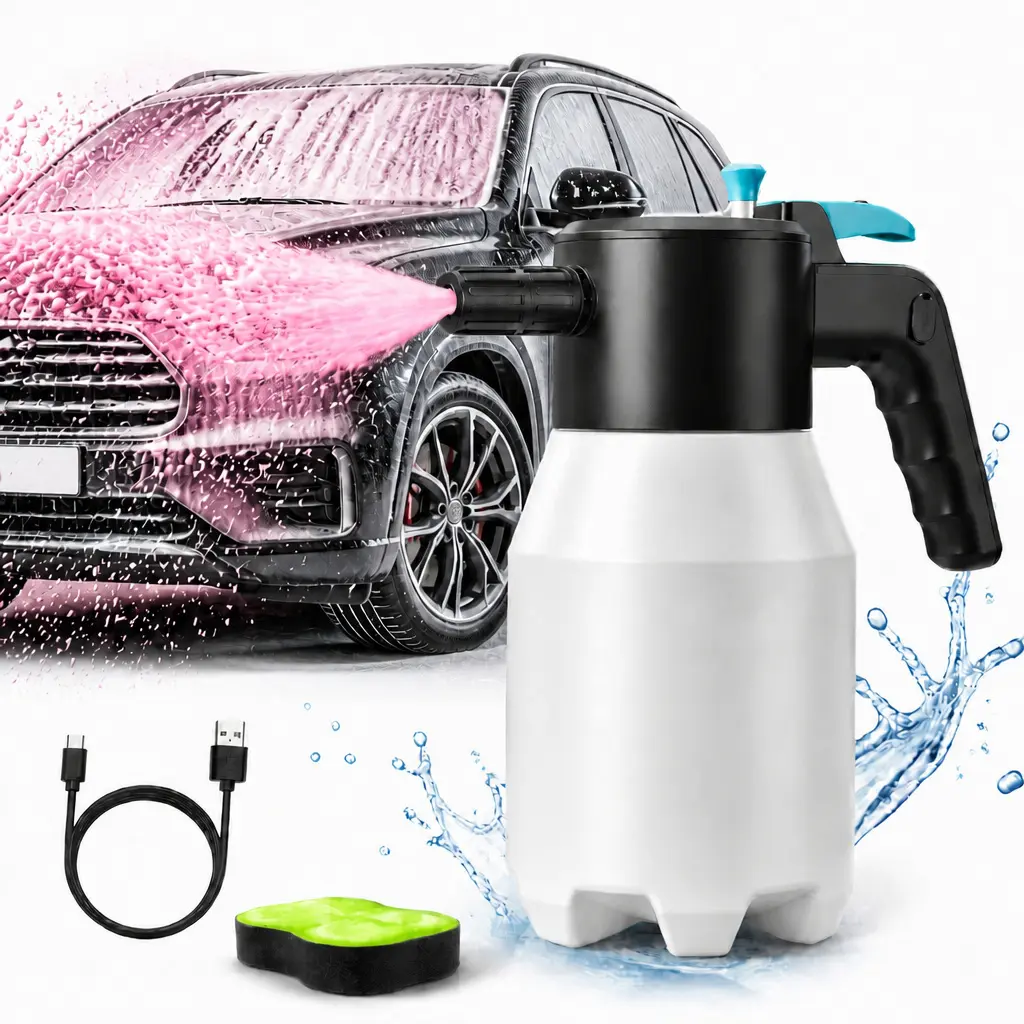 Premium Foam Pump Sprayer for Car Cleaning Kit and Car Detailing Kit, Foaming Spray Bottle