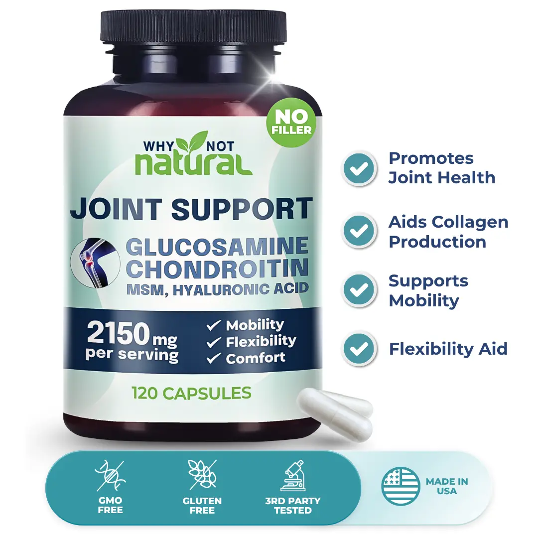 Why Not Natural Glucosamine Chondroitin MSM, Joint Support Supplement Why Not Natural Glucosamine Chondroitin MSM, Joint Support Supplement