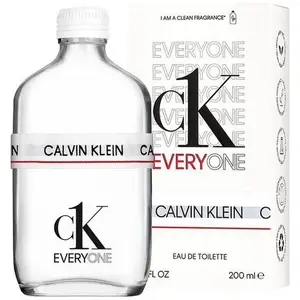Calvin Klein CK Everyone Genderless EDT Perfume - 6.8 fl oz, Citrus Woody Fragrance, Orange-Scented All-Natural Non-Toxic Unisex, Natural Oils Infused, Vegan, New in Box, Orange-Scented Unisex Fragrance