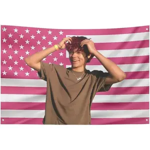 Funny American Flag Wall Hanging Malachi Tapestry Banner, Home Decor Room Decor for Living Room, Bedroom, Ideal Gift for Home Supplies Enthusiasts