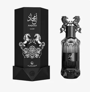 LE FALCONE Amjaad Glory Eau de Parfum, a Bold Woody Aromatic Fragrance for Men, Long-Lasting Spicy Scent with Amber & Mint - 100ml, Bold Woody Fragrance