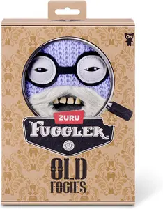 Fuggler Old Fogies 9-Inch Plush Toy (Mr Needles) by ZURU – Funny Ugly Monster Stuffed Animal with Human-Like Teeth, Collectible Plush for Kids, Tweens, Teens, Adults & Weird Toy Lovers
