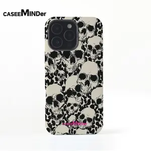 CASEEMINDer Cases - Vintage Skull Series| Phone Cases for iPhone 17 Pro Max 17 Air 16 Plus 15 Pro 14 13 12 11| Accessories Durable Protection  (TPU+PC)| Smartphone Camo Design