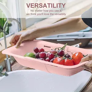 1pc Multipurpose Sink Strainer Basket - Ideal for Washing Vegetables, Draining Pasta, and Drying Dishes - Must-Have for Every Kitchen!