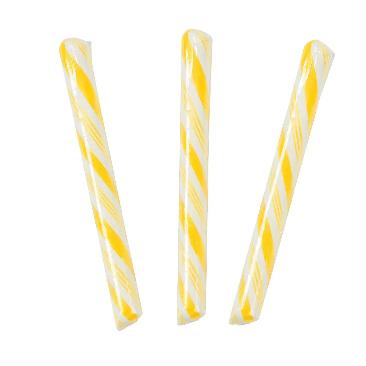 Yellow Hard Candy Sticks - 80 Pc.