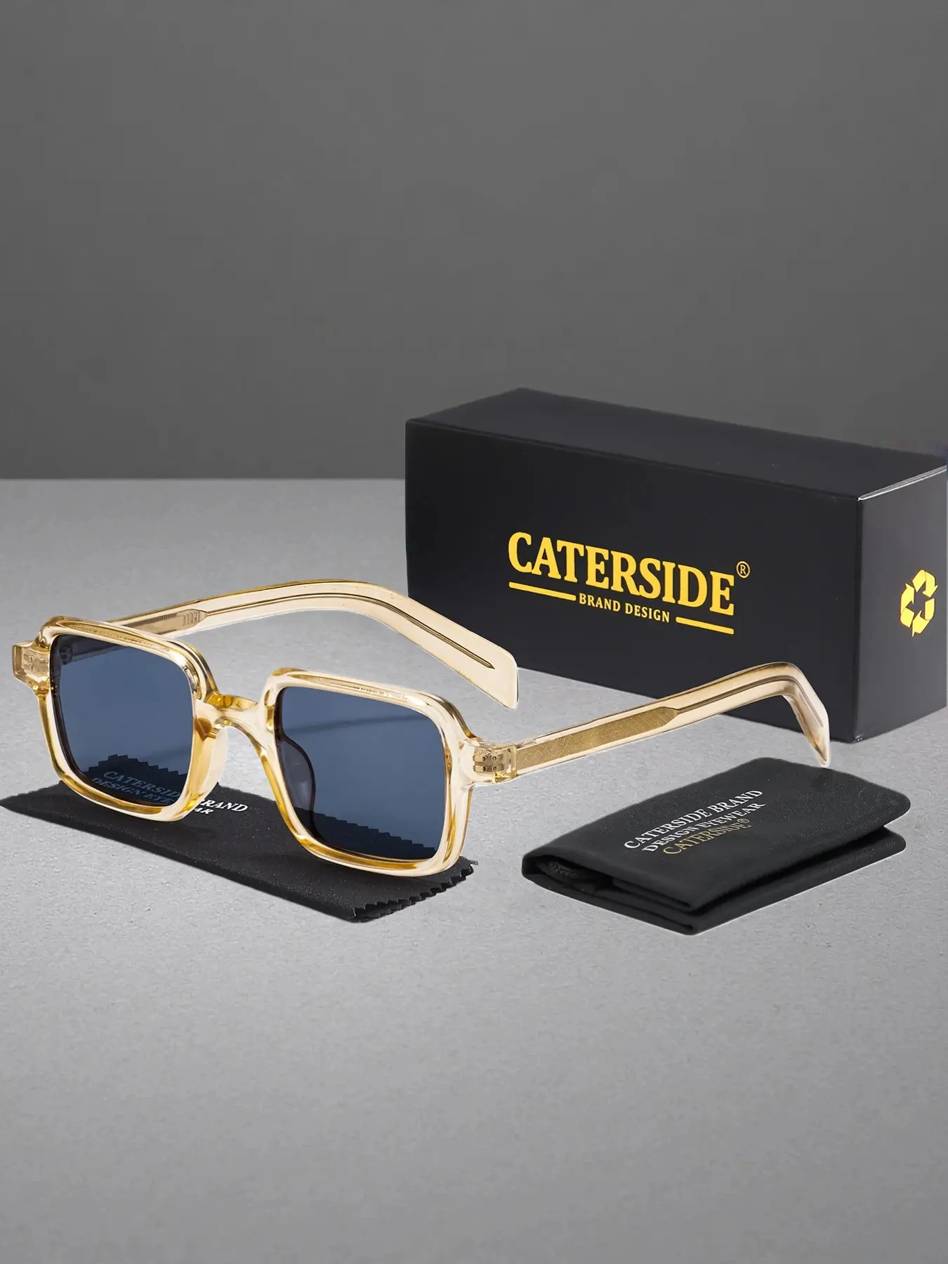 Elegance And Personality Combined Retro Thick Frame CP Acetate Temple Tips Small Square Frame New Unisex Fashion Versatile Minimalist Casual Street Classic Style Glasses Ideal For Travel Beach Road Trips Cycling Music Festivals Street Photography