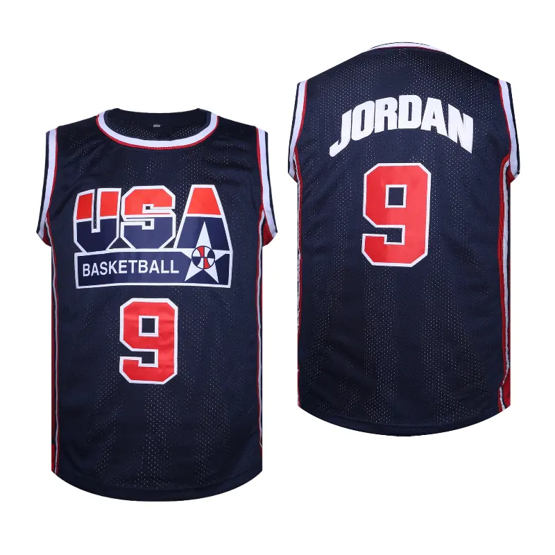 Men's #9 Round Neck Short-Sleeve Breathable Basketball Jersey - Fitness Jersey, Sports Tees, Polyester Clothing, Fashionable Team Top for Summer, Athletic Tops, Apparel Jersey