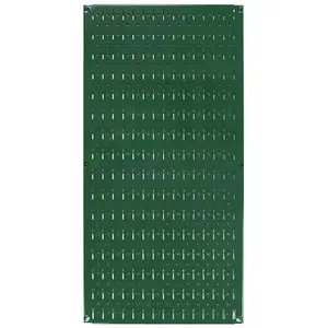 32in x 16in Green Metal Pegboard Tool Board Panel