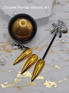 Chrome Powder Metallic Gold 01