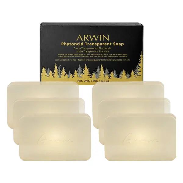 [Pack of 6] Phytoncid Transparent Soap For Sensitive Dry And Normal Skin