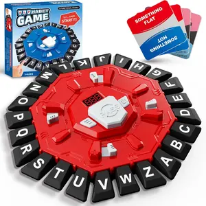 24-Letter Interactive Learning Puzzle Toy - Fast-Paced Board Game for Parent-Child Interaction, Halloween Party Entertainment, Quick Letter Recognition Tool