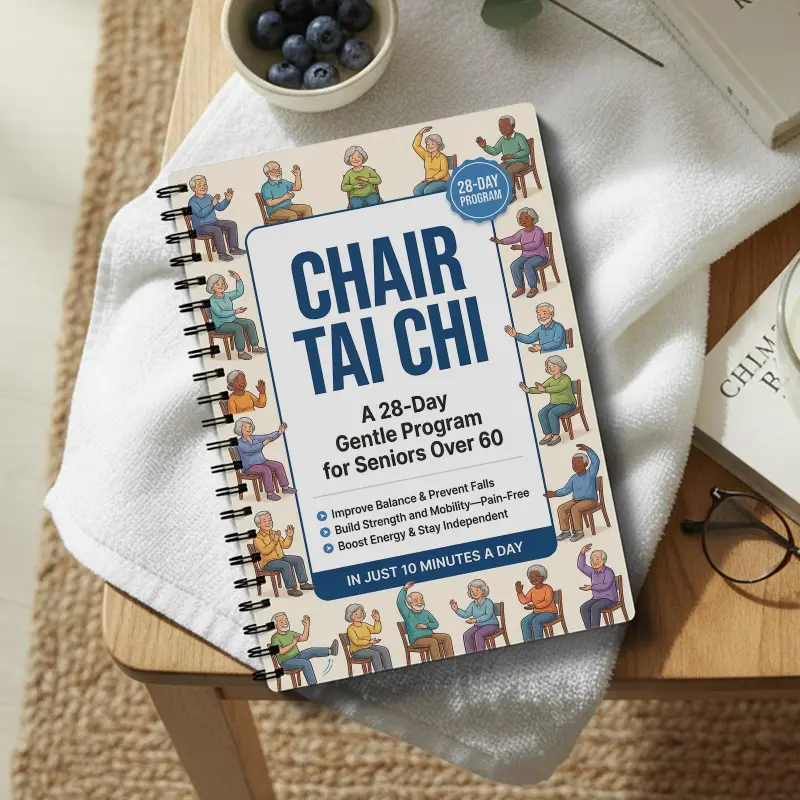A manual for practicing chair Tai Chi, Practice, designed for seniors and beginners, with spiral binding. It includes daily progressive exercises, as well as gentle exercise sequences suitable for fitness, training and Mobility. Organizer Notebook
