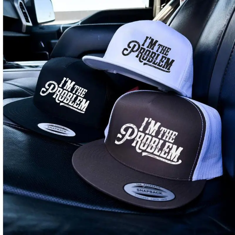 I'm The Problem Snapback Trucker Hat, Uni Men Women's Accessories, Gift For Friends/Family Fashionable baseball cap, Men's Accessories, Accessories For Women